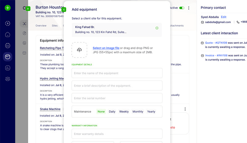 Web application for the office