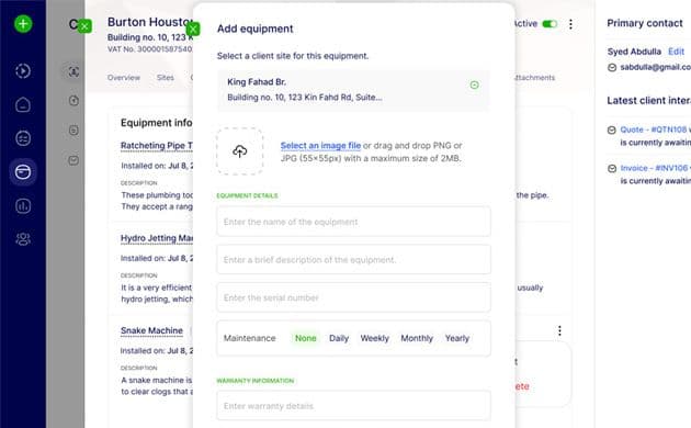 Customers can book visit through portal