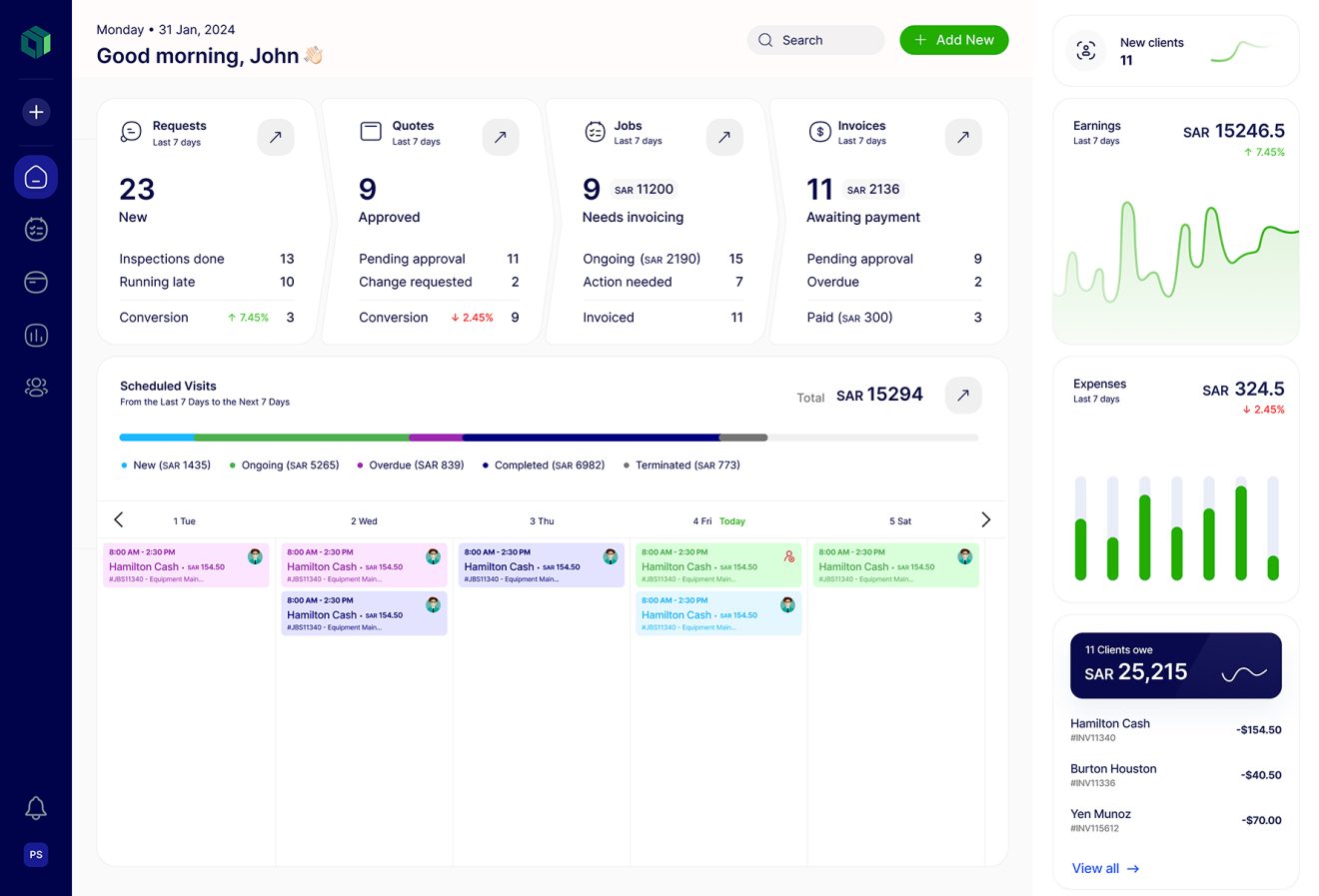 Syanpro Dashboard